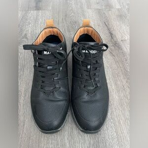 Steve Madden Black Textured Men's Sneakers